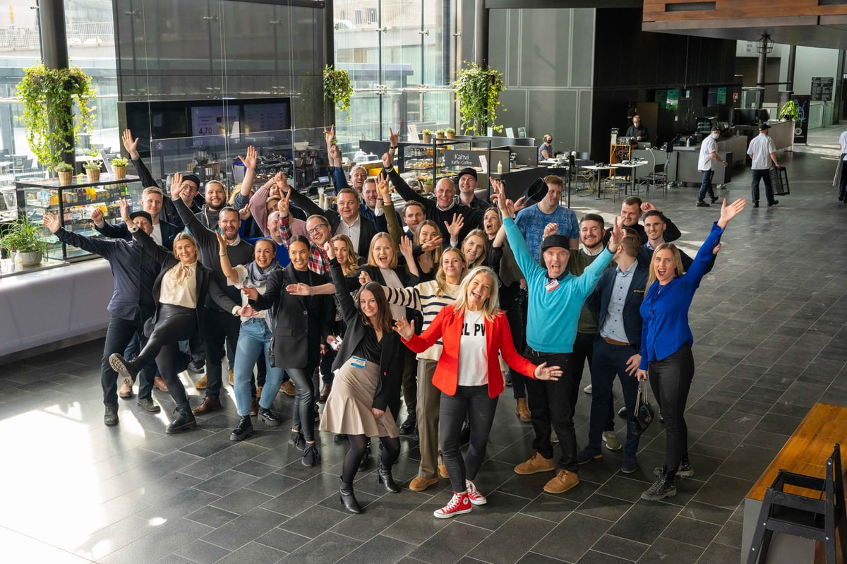 WaveCrest employees met up in Helsinki